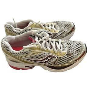 Saucony Gray Pink Grid Stratos 5 Athletic Shoes | Size 7.5